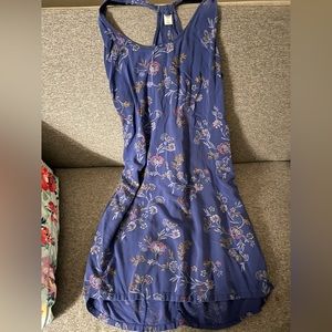 Beautiful floral blue float dress summertime